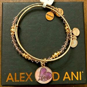 Alex and Ani Rose Gold Art Infusion Love ❤️ Set NWT & Box